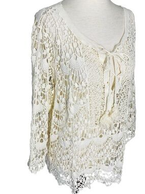 VINTAGE CJ BANKS Crochet Top